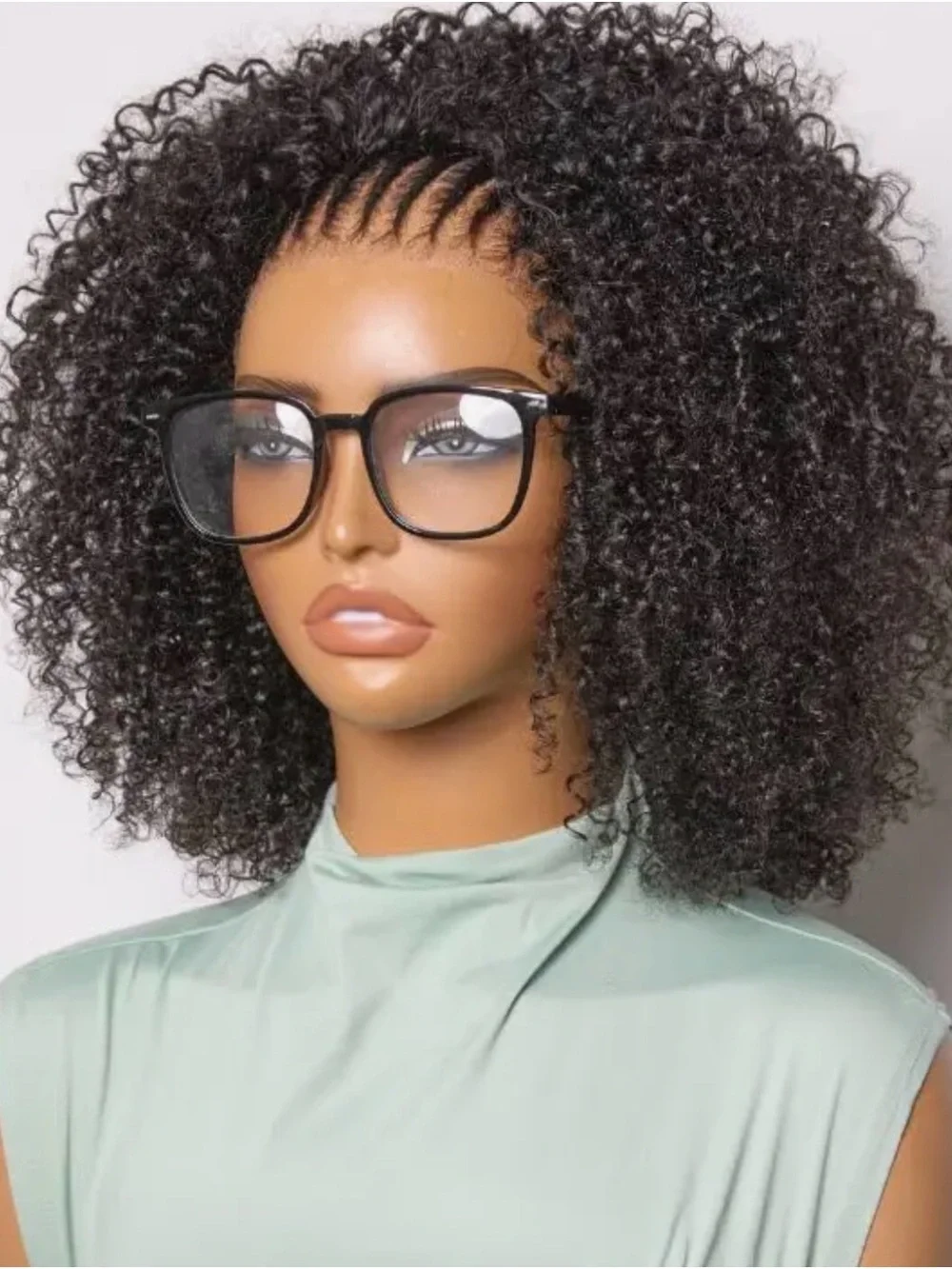 Afro kinky 22” half wig 100% human hair
